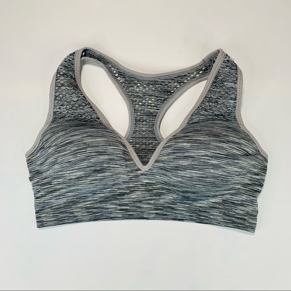 PINK Victoria's Secret Other - Pink by Victoria Secret sports bra padded gray mesh back women size M